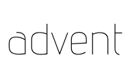 advent Font Image