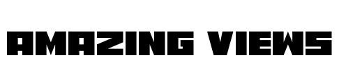 Amazing Views Font Image