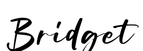 Bridget Font Image