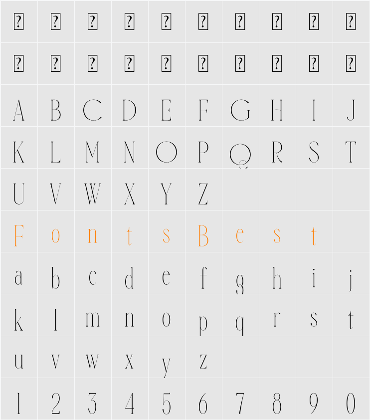 Qalderon Character Map