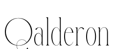 Qalderon Font Image