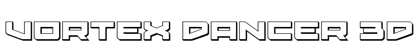 Vortex Dancer 3D Font Image