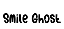 Smile Ghost Font Image