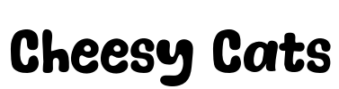 Cheesy Cats Font Image