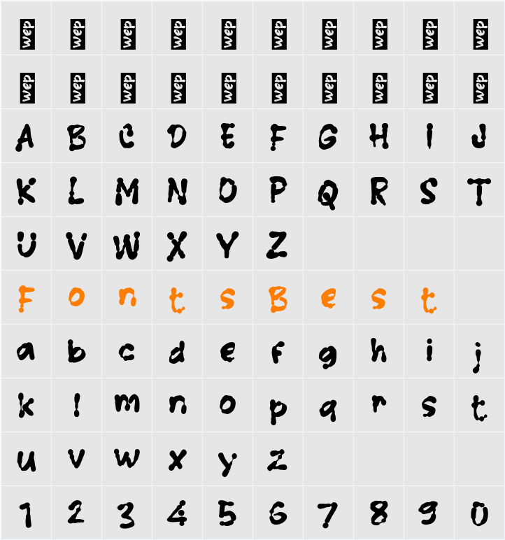 K Kedah Sare Character Map