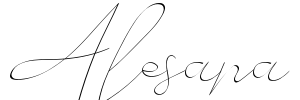 Alesana Font Image