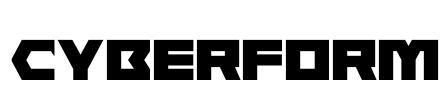 Cyberform Font Image