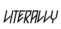 Literally Font Image