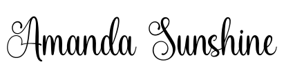 Amanda Sunshine Font Image