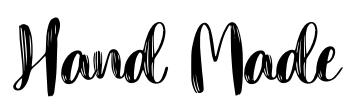 Hand Made Font Image