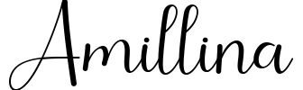 Amillina Font Image