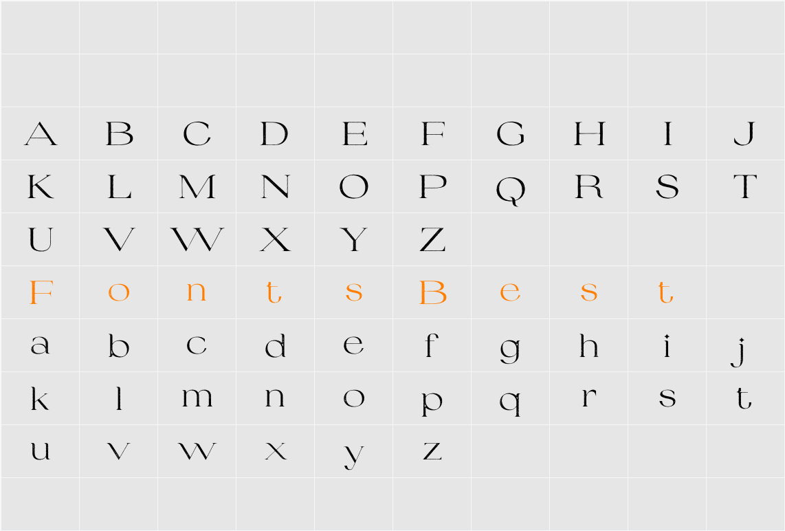 Fezeline Stamp Demo Character Map