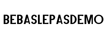 BebasLepasDemo Font Image