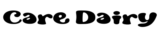 Care Dairy Font Image