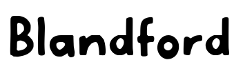 Blandford Font Image