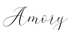 Amory Font Image