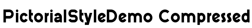 PictorialStyleDemo Compressed Font Image