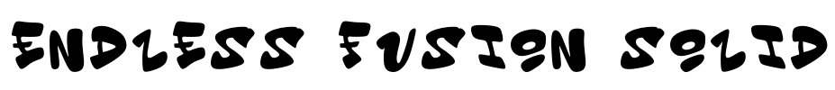 Endless Fusion Solid Font Image