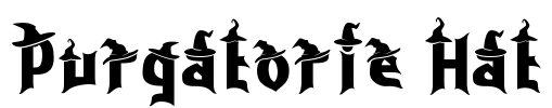 Purgatorie Hat Font Image