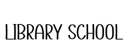 Library School Font Image