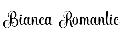 Bianca Romantic Font Image