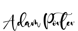Adam Porter Font Image