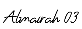 Almairah 03 Font Image