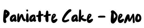 Paniatte Cake - Demo
