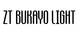 ZT Bukayo Light Font Image