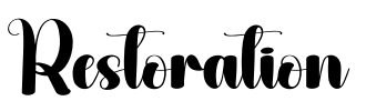 Restoration Font Image