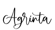 Agrinta Font Image