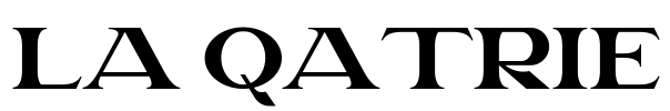 LA QATRIE Font Image