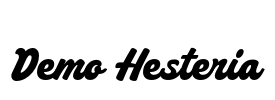 Demo Hesteria Font Image