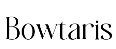 Bowtaris Font Image