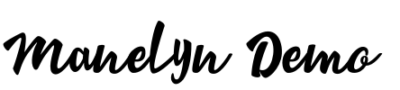 Manelyn Demo Font Image