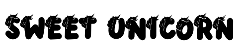 Sweet Unicorn Font Image