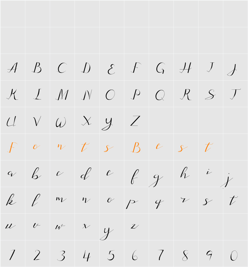 Adamenya Character Map
