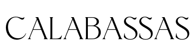 calabassas Font Image