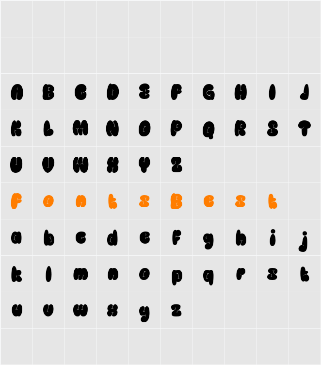 Calley Demo Character Map