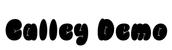 Calley Demo Font Image