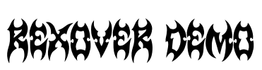 Rexover DEMO Font Image