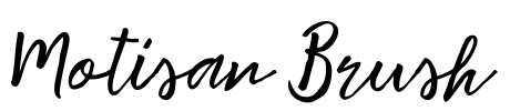 Motisan Brush Font Image