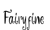 Fairyfine  Font Image