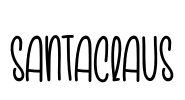 Santaclaus Font Image