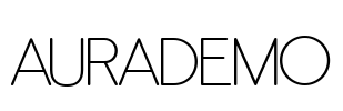 AURADEMO Font Image
