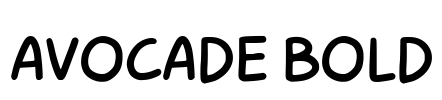 Avocade Bold Font Image