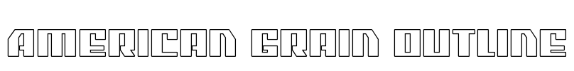 American Grain Outline