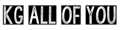 KG All of You Font Image