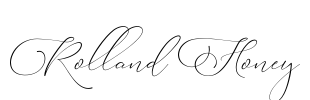 Rolland Honey Font Image