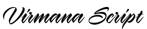 Virmana Script Font Image
